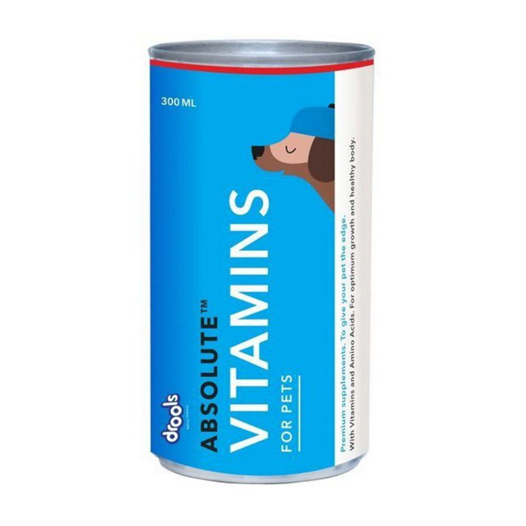 Drools - Absolute - Vitamin Syrup - Dog Supplement
