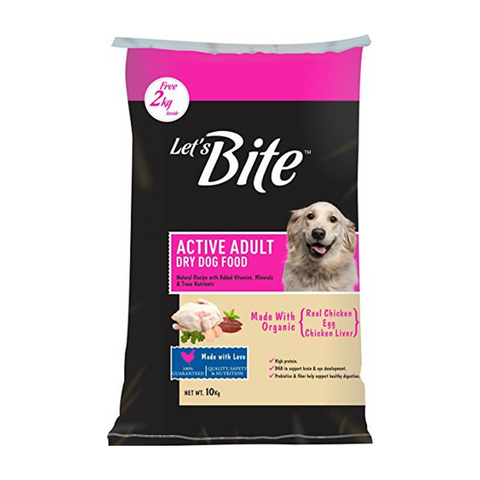 Drools - Let's Bite - Active Adult - Chicken - Dog Dry Food