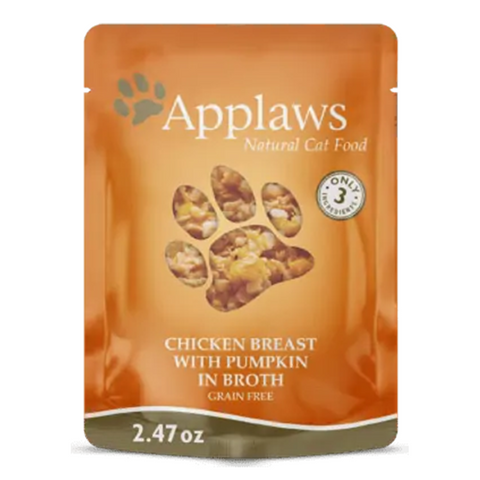 APPLAWS NATURALS - CHICKEN BREAST WITH PUMPKIN IN BROTH - CAT WET FOOD