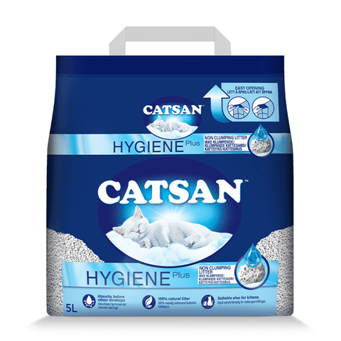 Catsan - Hygiene Plus - Triple Odor Control - 100% Natural - Cat Litter