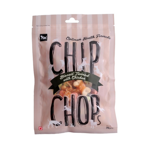 Chip Chops – Biscuit Twined with Chicken - Dog Treats