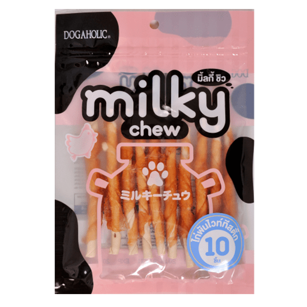 Dogaholic - Milky Chew Chicken Stick Style - Dog Treat