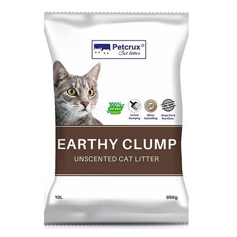 Petcrux - Earthy Clump Unscented - Cats Litter
