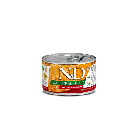 Farmina N&D Ancestral Grain - Chicken & Pomegranate - Adult Dog Wet Food - Mini Breed