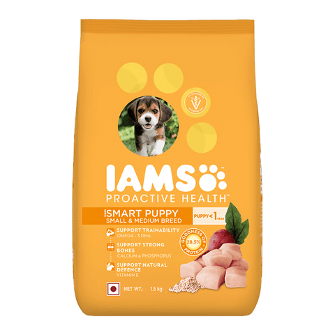IAMS - Proactive Health Smart - Small & Medium Puppy - Less than 1 Years - Dry Dog Food