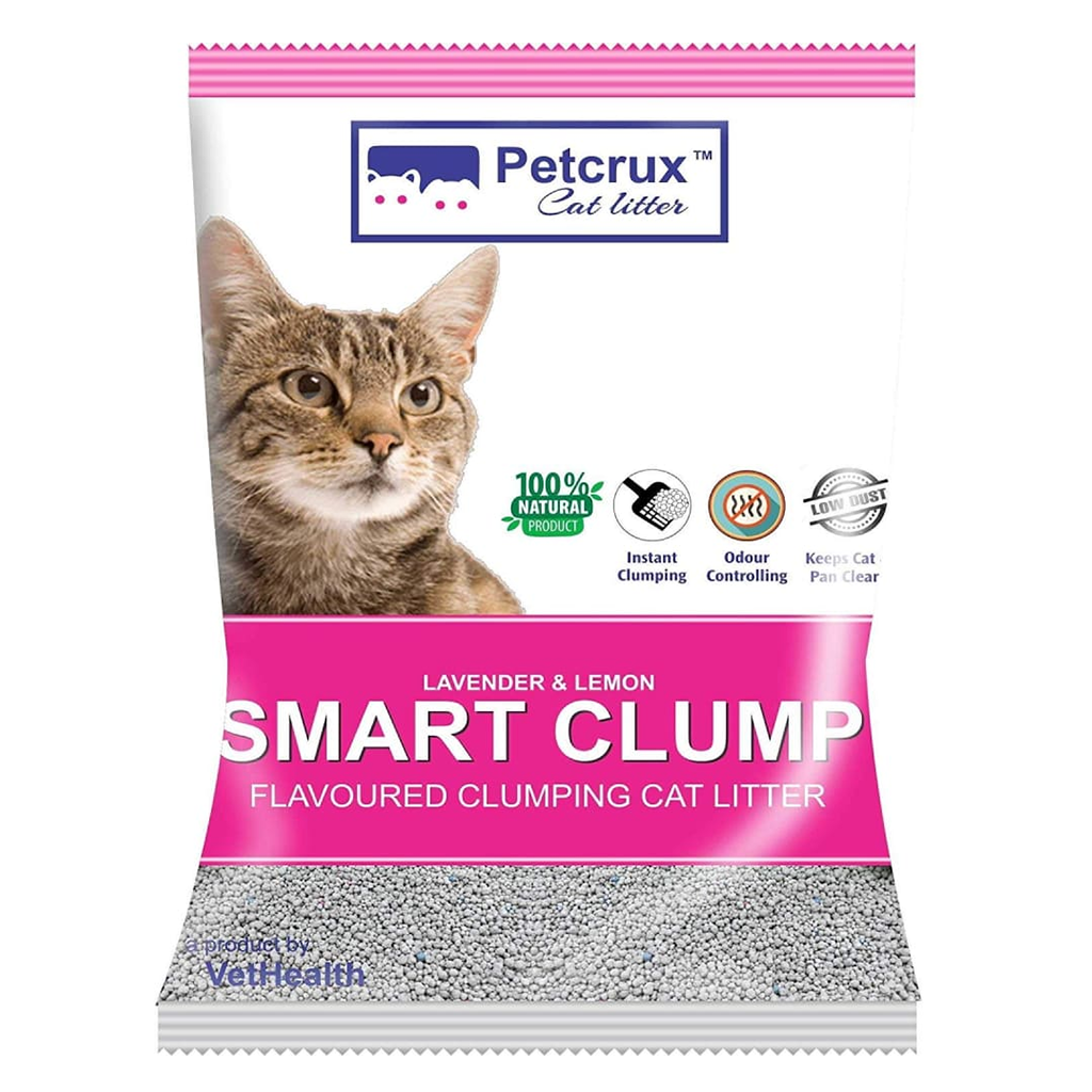 Petcrux - Lavender & Lemon Flavored - Smart Clumping Cat Litter