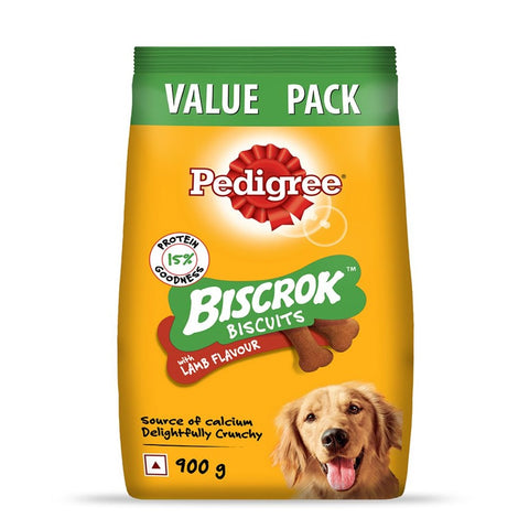 Pedigree Biscrok Biscuits Lamb Dog Treat Above 4 months