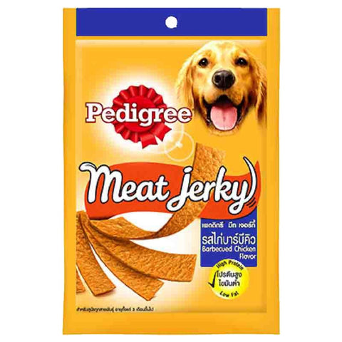 Pedigree Meat Jerky Treat Barbecued Chicken for Adult Dog