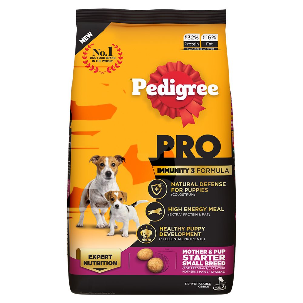 Pedigree PRO Mother & Pup Starter Expert Nutrition for Pregnant/Lactating Dog 3-12 Weeks Small Breed Dog Dry Food