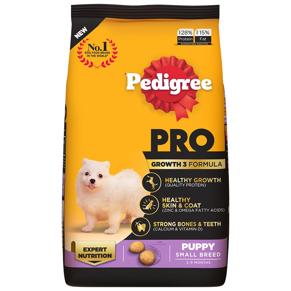 Pedigree PRO Puppy Small Breed Expert Nutrition for 2-9 Months Dog Dry Food