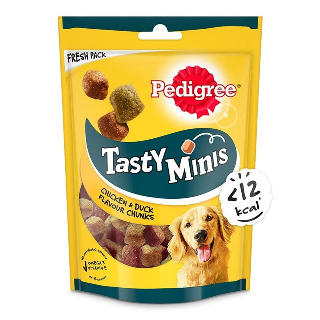 Pedigree Tasty Minis Cubes Adult Dog Treat Chicken & Duck Flavour Chunks