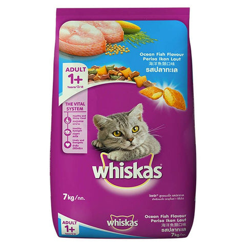 Whiskas Adult Ocean Fish Flavour +1 Year Dry Cat Food