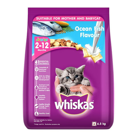 Whiskas Kitten 2-12 months Ocean Fish Dry Cat Food
