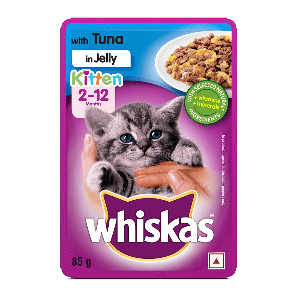 Whiskas Kitten 2-12 months Tuna in Jelly Wet Cat Food