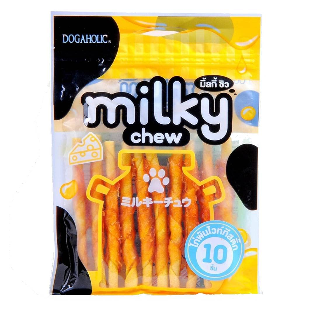 Dogaholic - Milky Chew Cheese & Chicken Sticks - Dog Treat