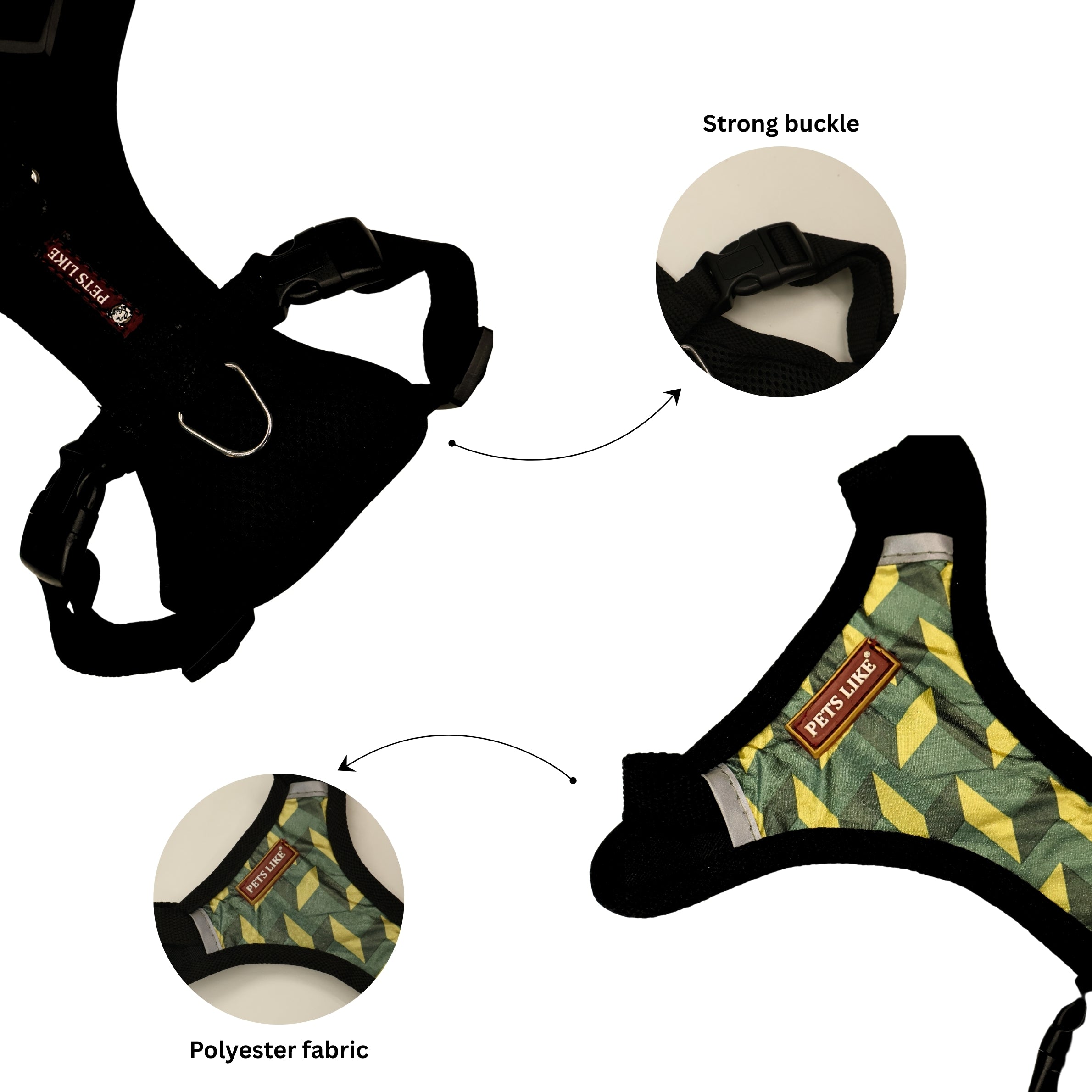 Single Side Padded Dog Harness, Comfortable, No-Pull Pet Harness