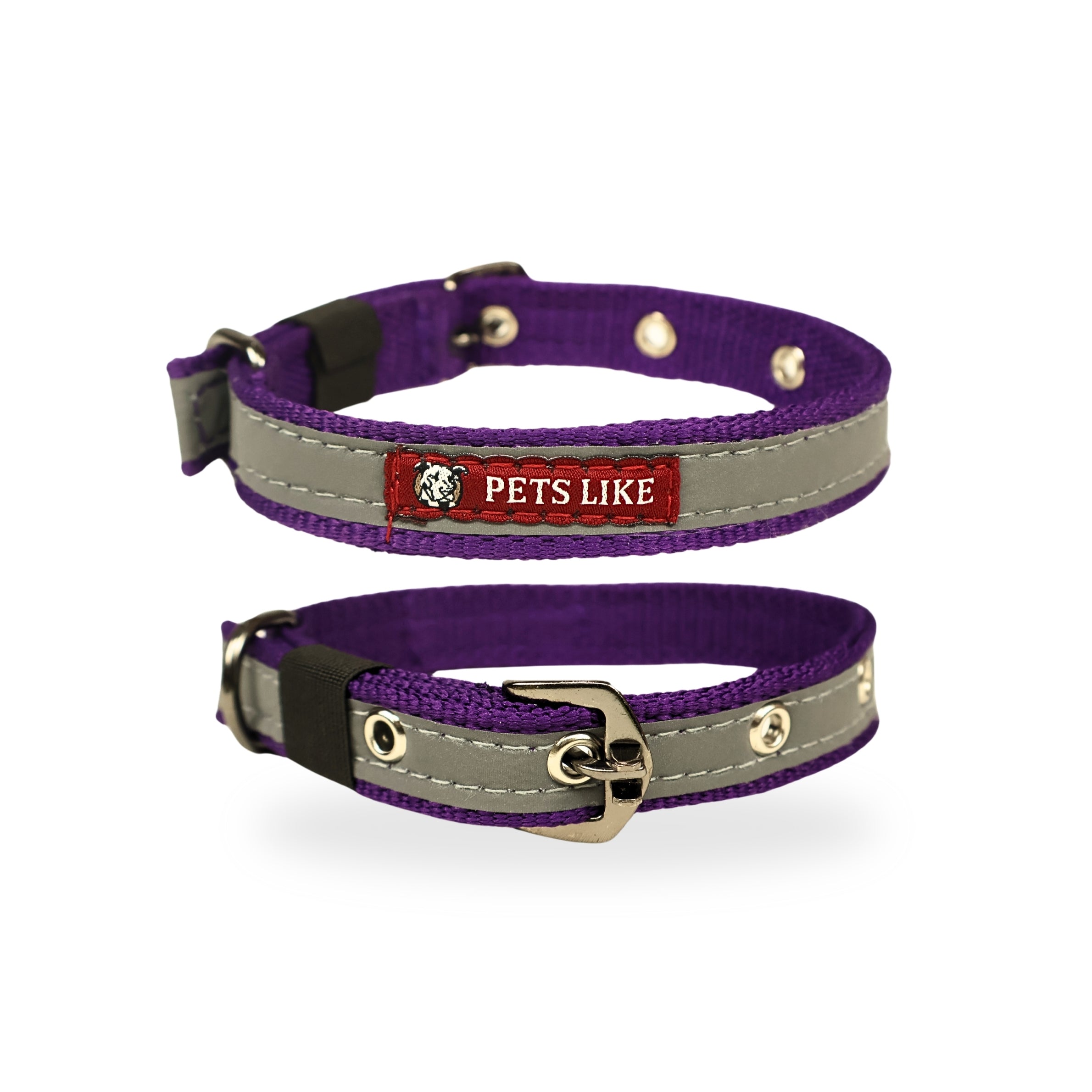 Reflective Dog Collar for Night Safety. Adjustable & Durable in Multiple Colours