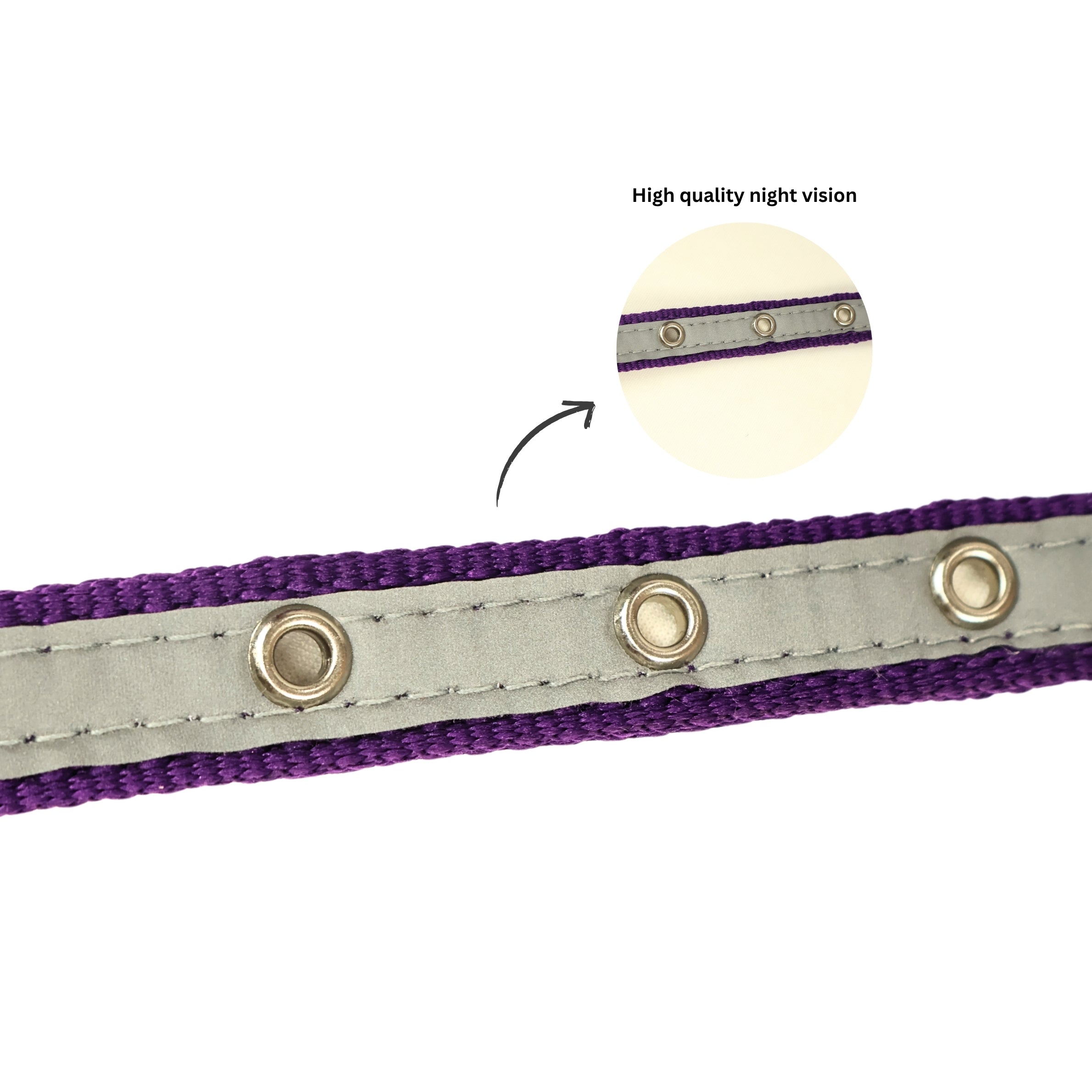 Reflective Dog Collar for Night Safety. Adjustable & Durable in Multiple Colours