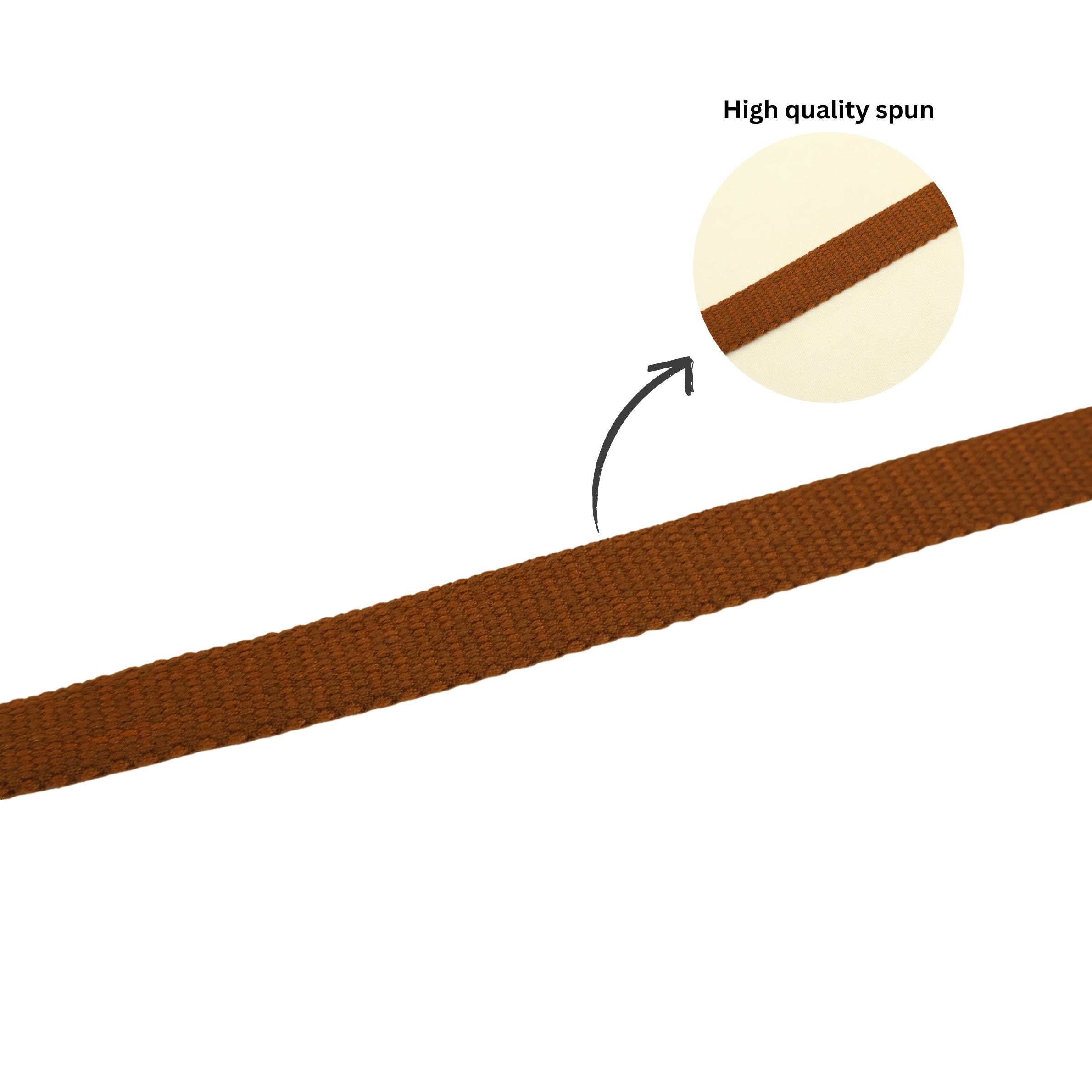 Durable Spun Polyester Dog Leash. Strong & Lightweight