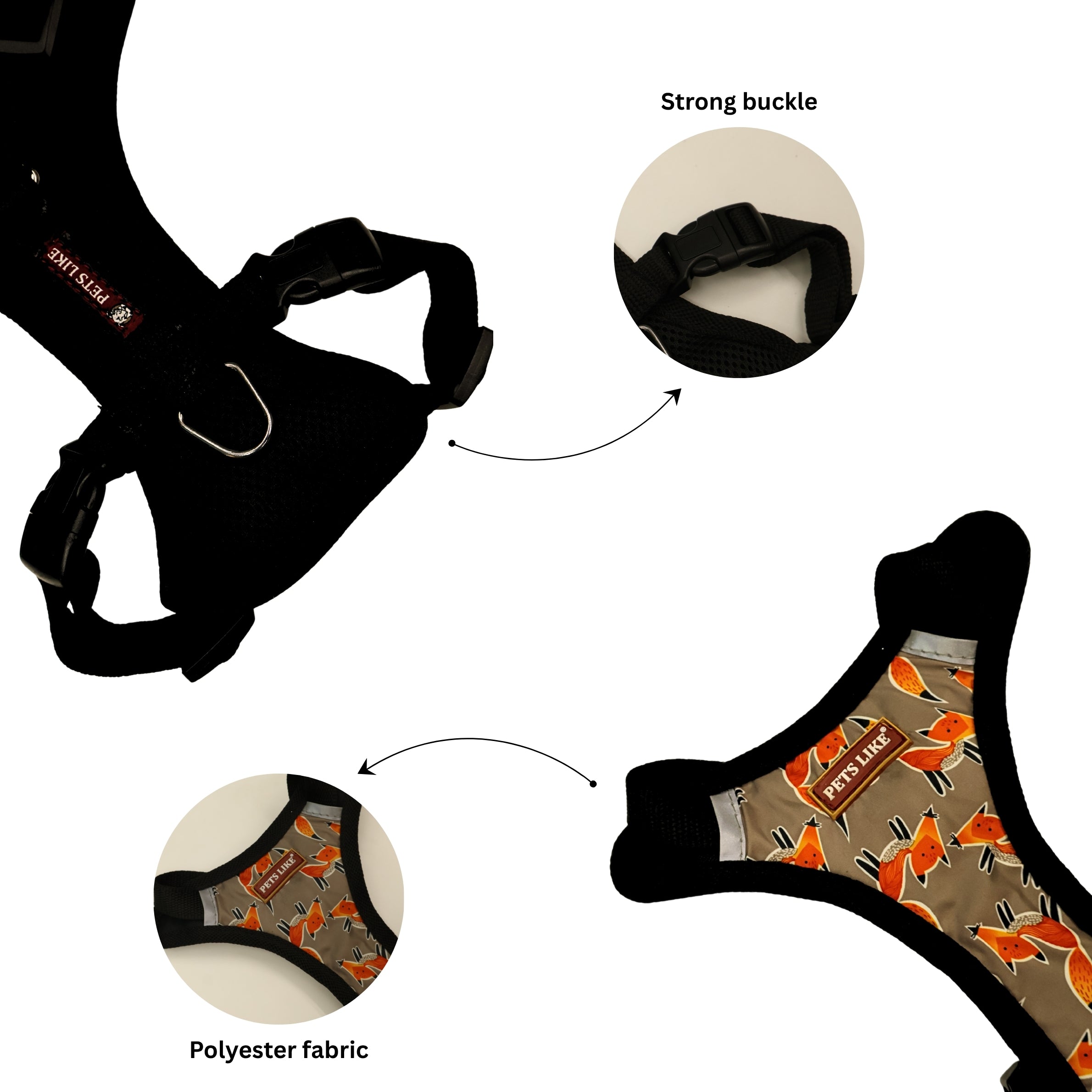 Single Side Padded Dog Harness, Comfortable, No-Pull Pet Harness