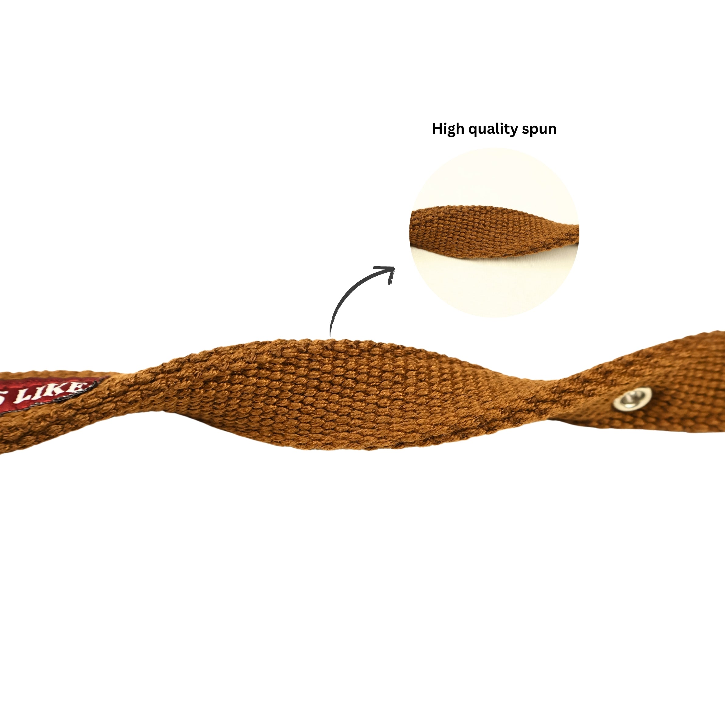 Durable Spun Poly Dog Collar for Dogs – Adjustable Fit, Multiple Colours