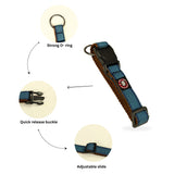 Spun Poly Clip Collar for Dogs with Secure Buckle in Multiple Colours