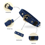 Durable Spun Poly Dog Collar for Dogs – Adjustable Fit, Multiple Colours