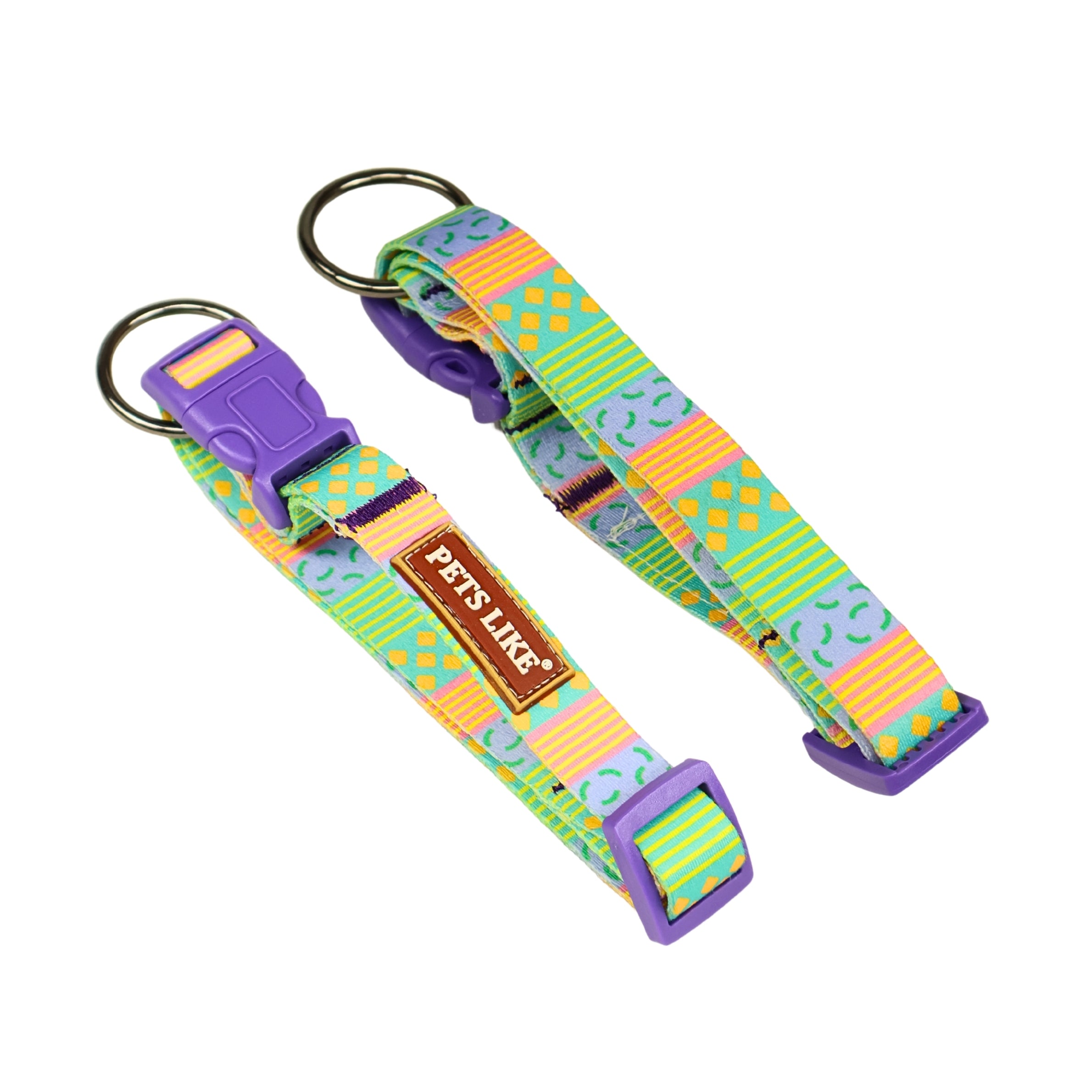 Printed Clip Collar for Dogs & Cats Adjustable, Stylish, Multi-Colour
