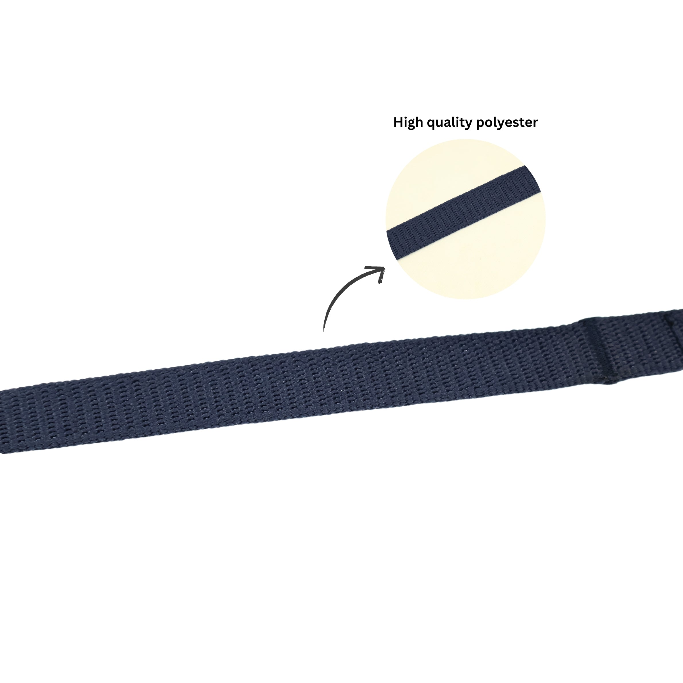 Strong Poly Dog Leash Flat, Tangle-Free, Multiple Colours