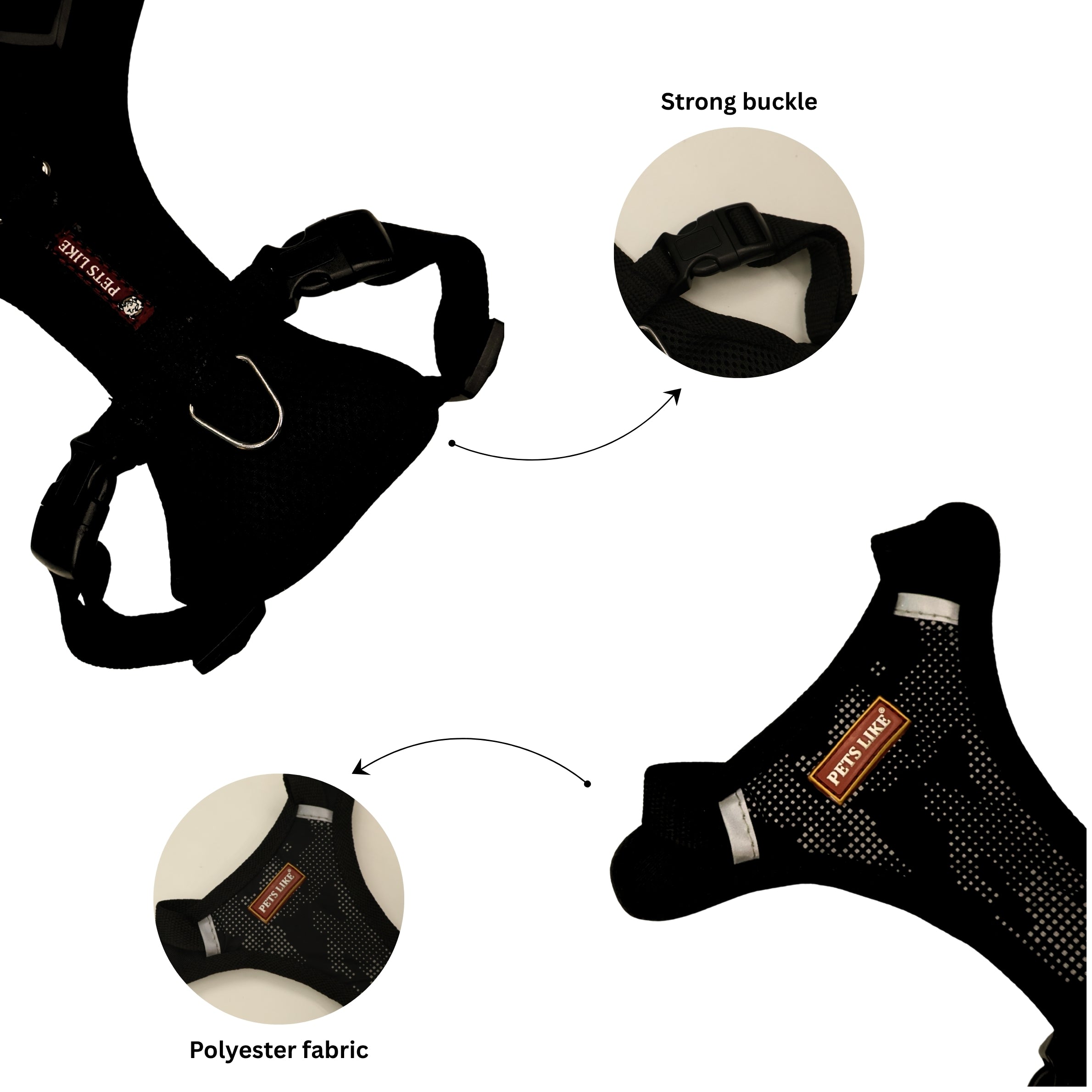 Single Side Padded Dog Harness, Comfortable, No-Pull Pet Harness