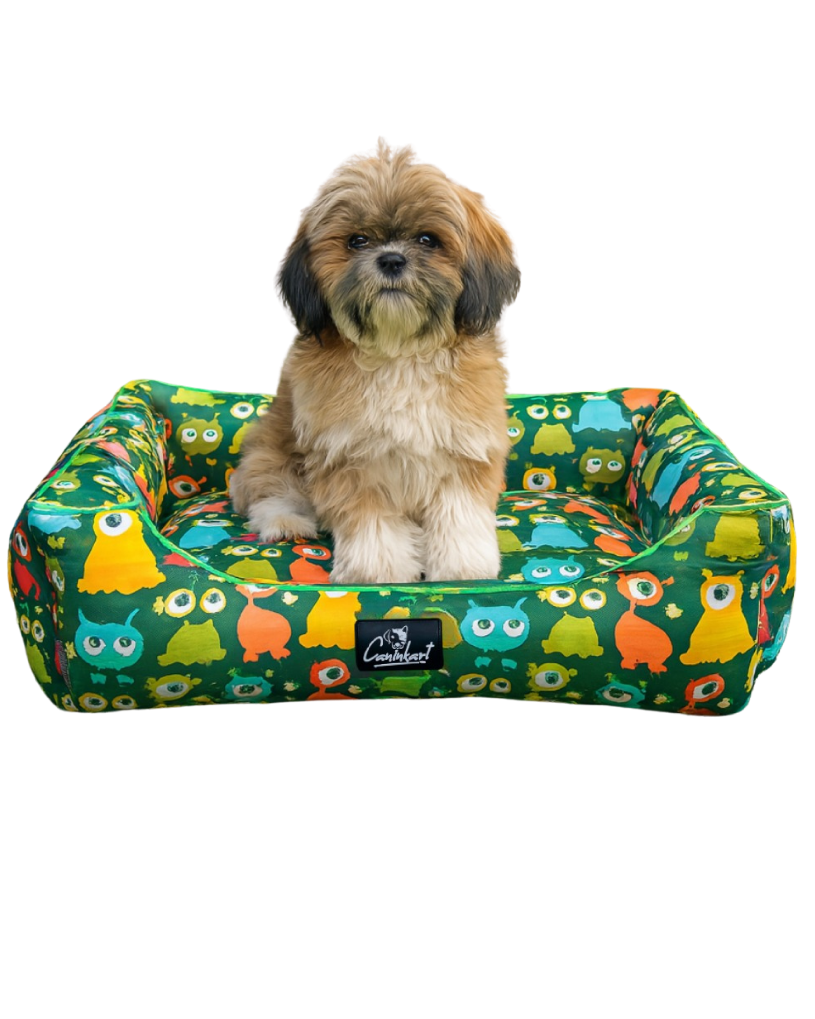 Printed Dog Lounger Bed Online, Soft & Comfortable Dog Bed