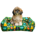 Printed Dog Lounger Bed Online, Soft & Comfortable Dog Bed