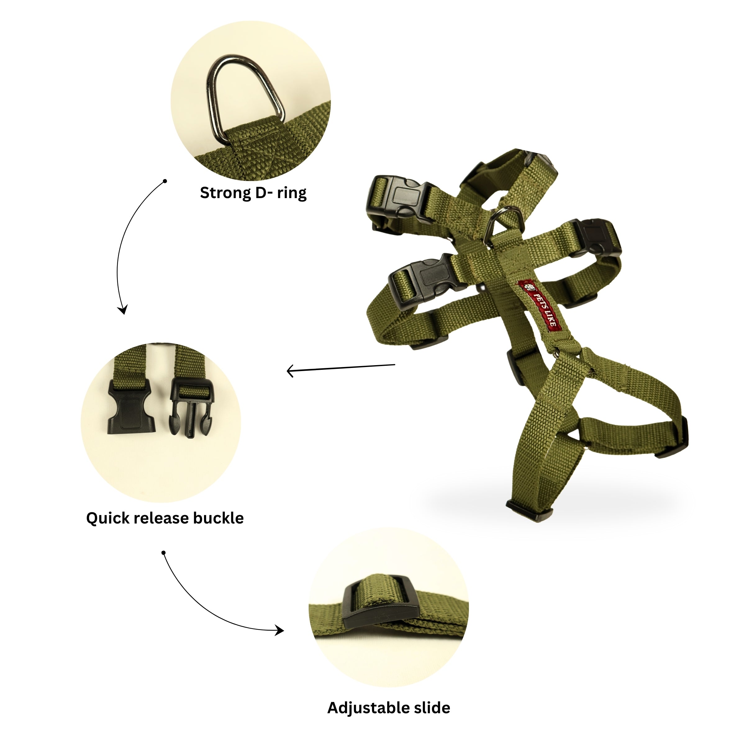 Double H Dog Harness Secure, Adjustable & Multi-Colour