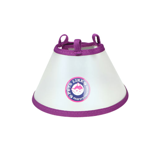 cat e collar transparent