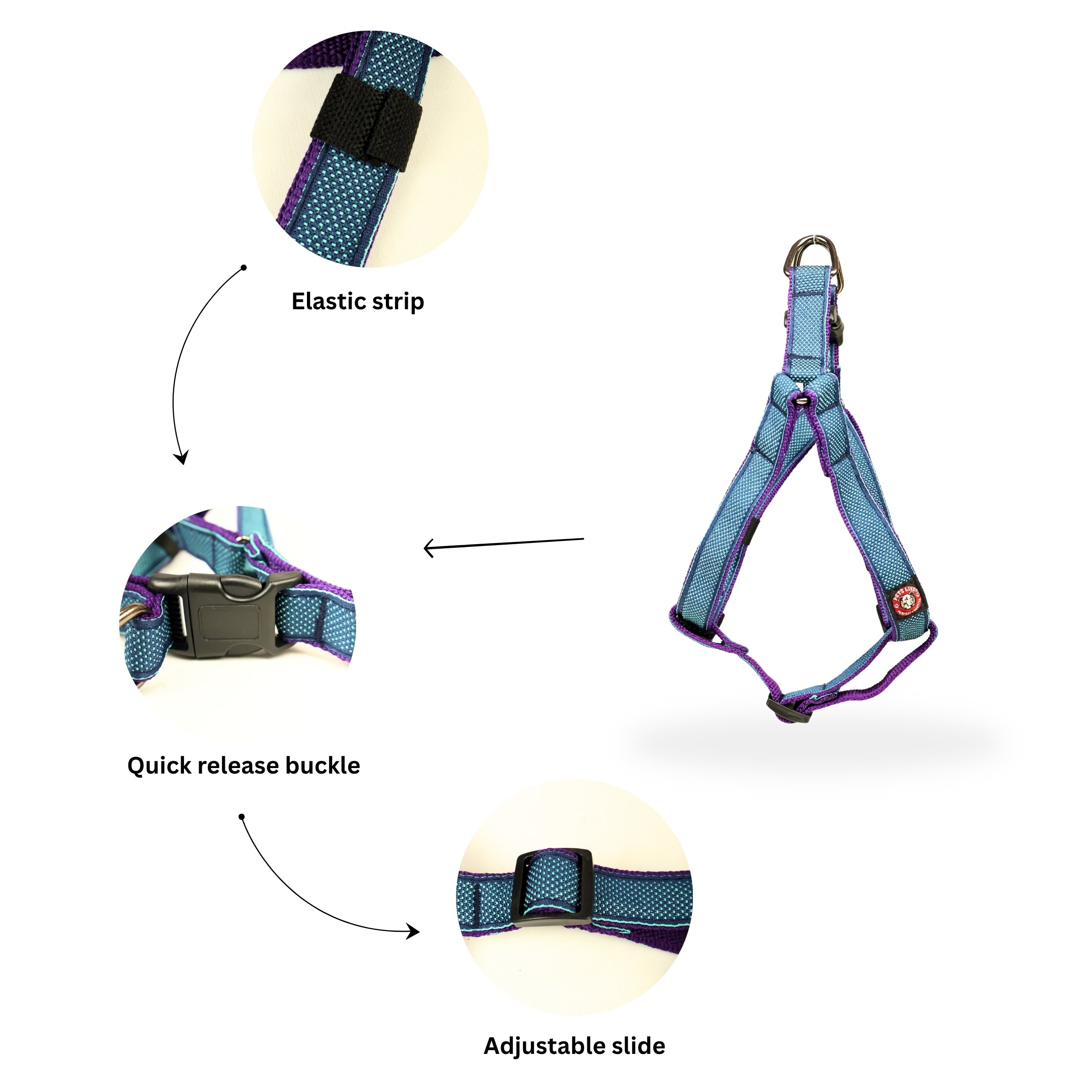 Designer V Dog Harness Online, Stylish & Comfortable in Multiple Colours