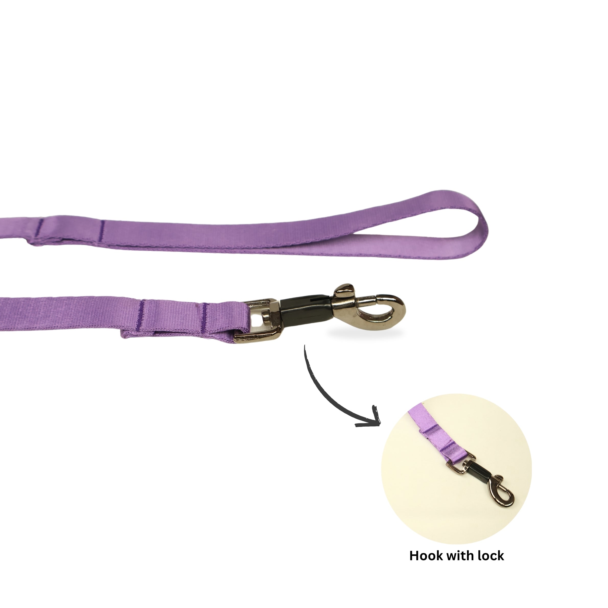 Nylon Dog Leash with Comfortable Grip and Multiple Colour Options