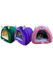 Caterpillar Cave Pet Bed for Cats & Small Dogs, Cozy Indoor Bed