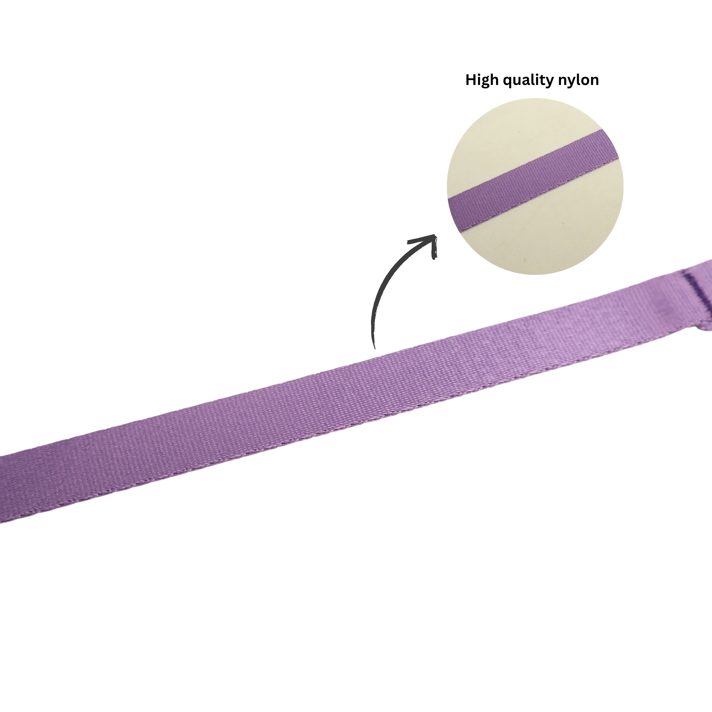 Nylon Dog Leash with Comfortable Grip and Multiple Colour Options