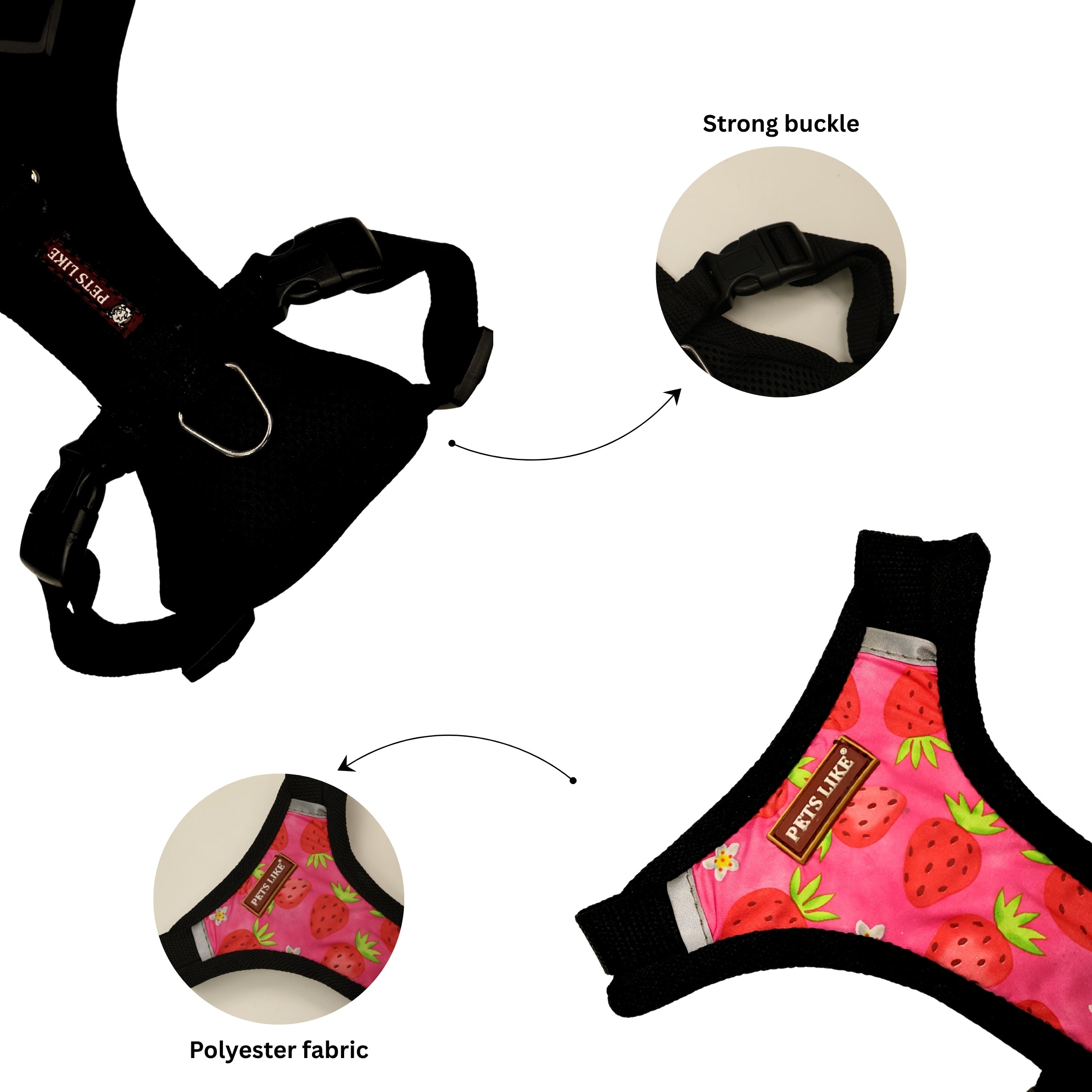 Single Side Padded Dog Harness, Comfortable, No-Pull Pet Harness