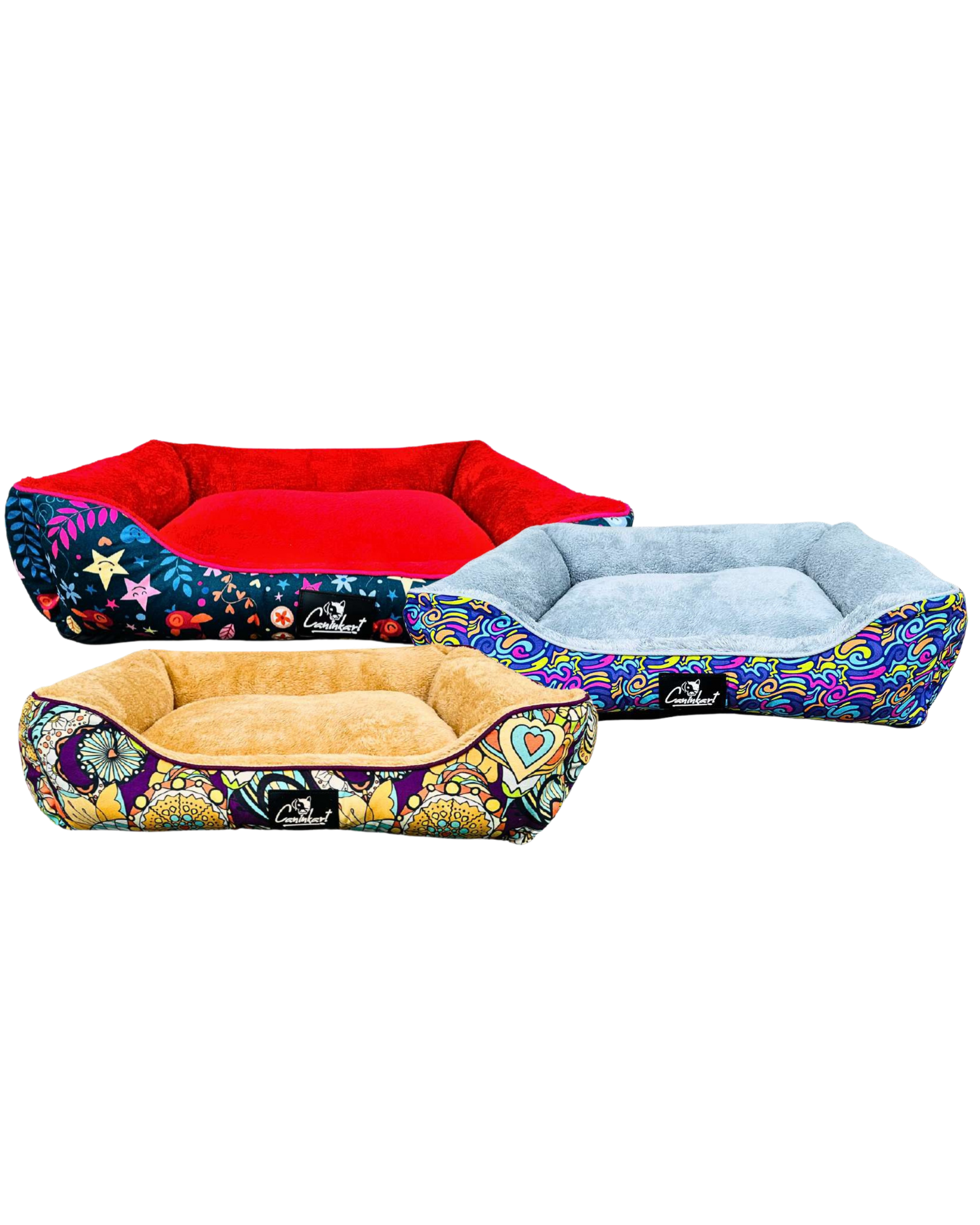 Pet Bed Fur Lounger for Dogs & Cats, Premium Soft Comfort