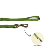 Nylon Dog Leash with Comfortable Grip and Multiple Colour Options
