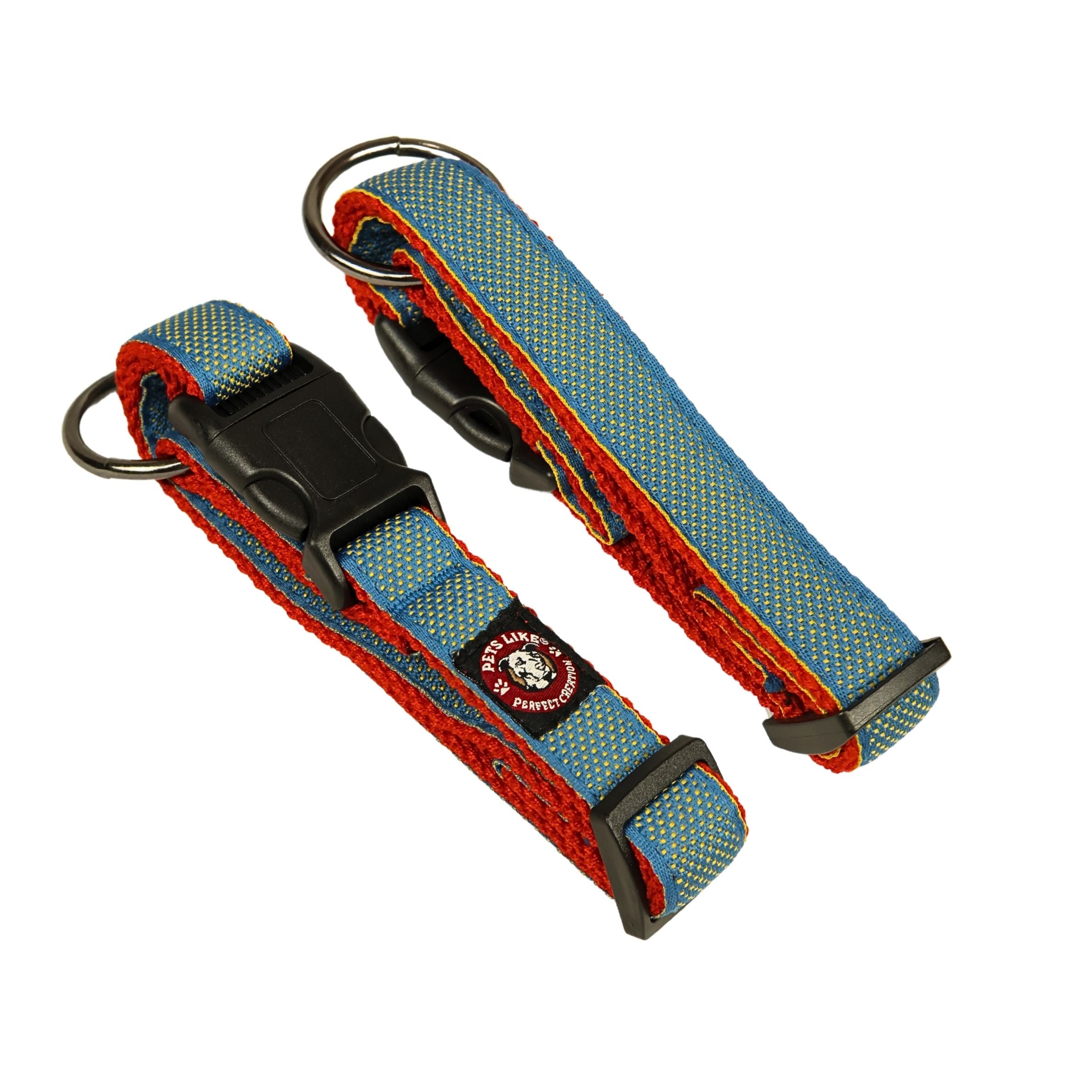 Spun Poly Clip Collar for Dogs with Secure Buckle in Multiple Colours