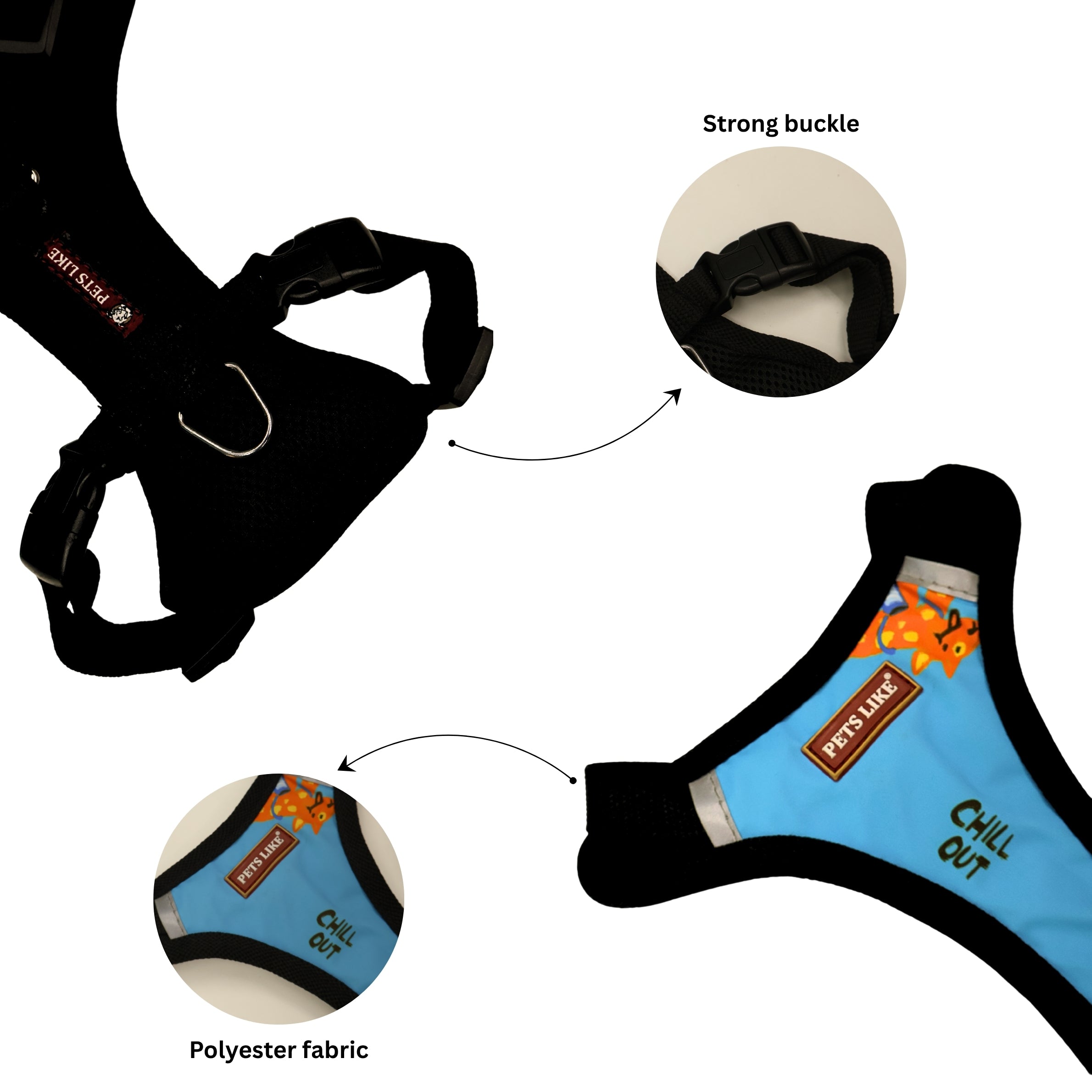 Single Side Padded Dog Harness, Comfortable, No-Pull Pet Harness