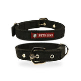 Durable Spun Poly Dog Collar for Dogs – Adjustable Fit, Multiple Colours