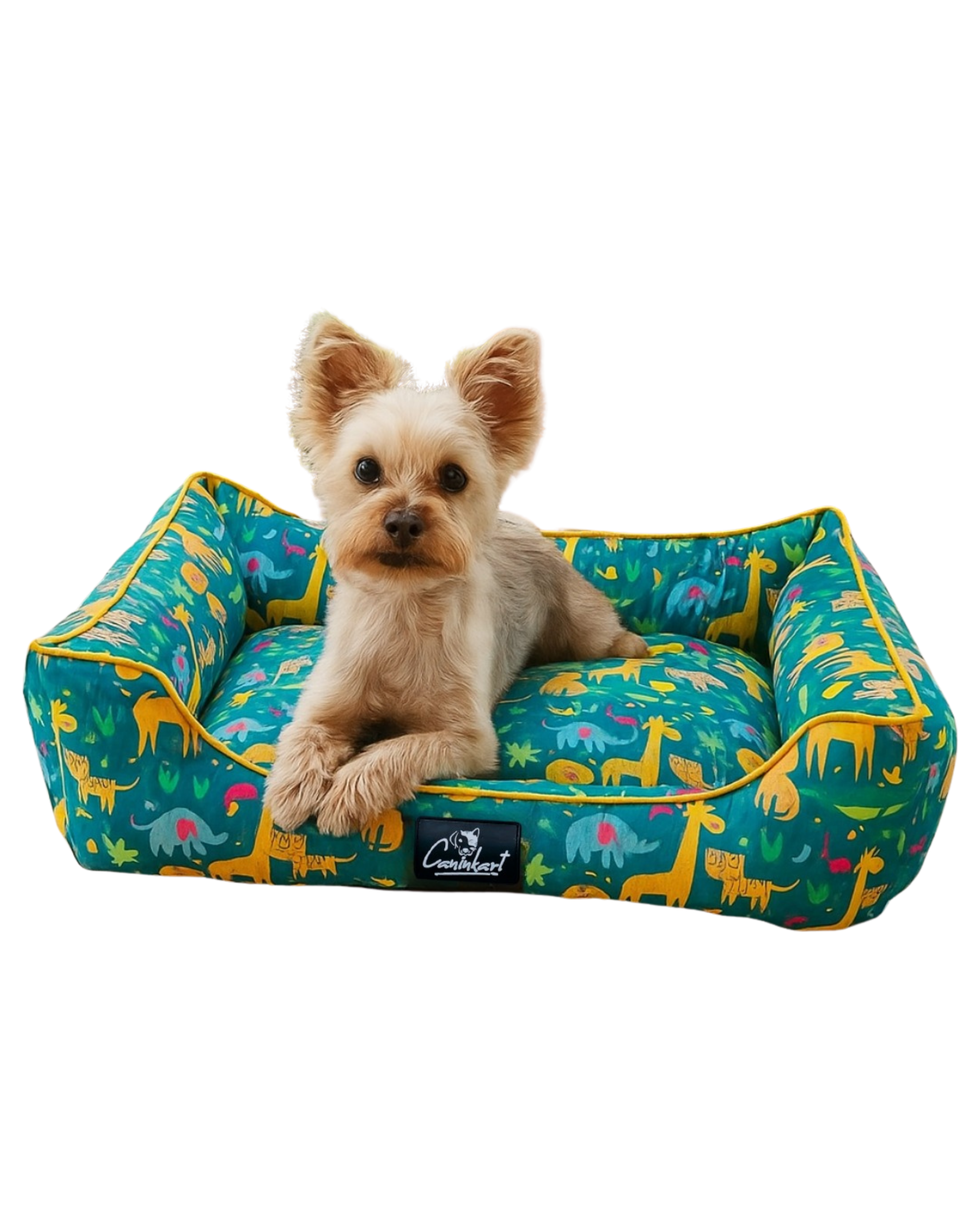 Printed Dog Lounger Bed Online, Soft & Comfortable Dog Bed