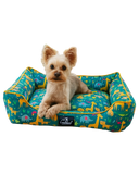 Printed Dog Lounger Bed Online, Soft & Comfortable Dog Bed