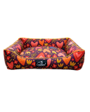 Printed Dog Lounger Bed Online, Soft & Comfortable Dog Bed