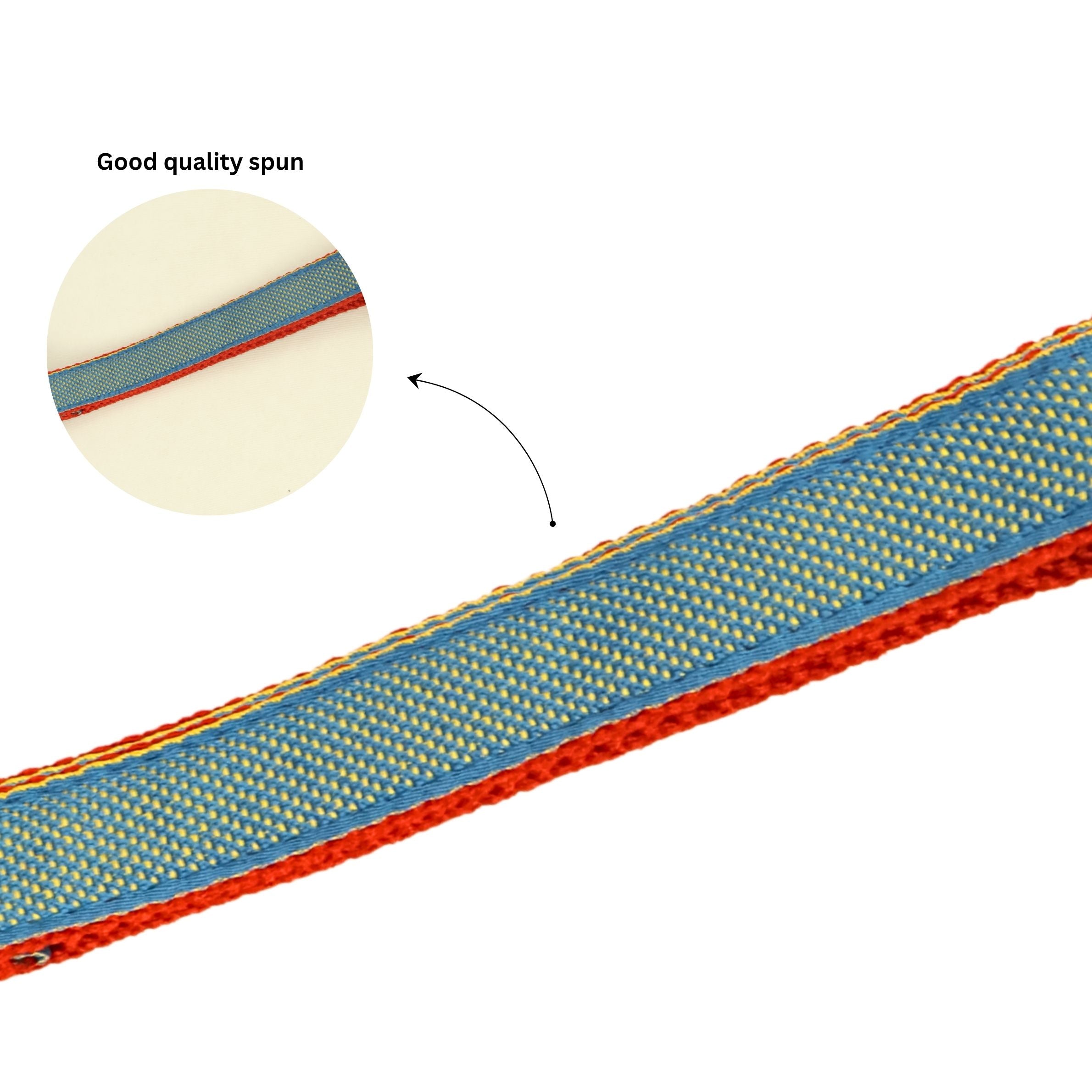 Spun Poly Clip Collar for Dogs with Secure Buckle in Multiple Colours