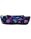 Printed Dog Lounger Bed Online, Soft & Comfortable Dog Bed