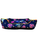 Printed Dog Lounger Bed Online, Soft & Comfortable Dog Bed